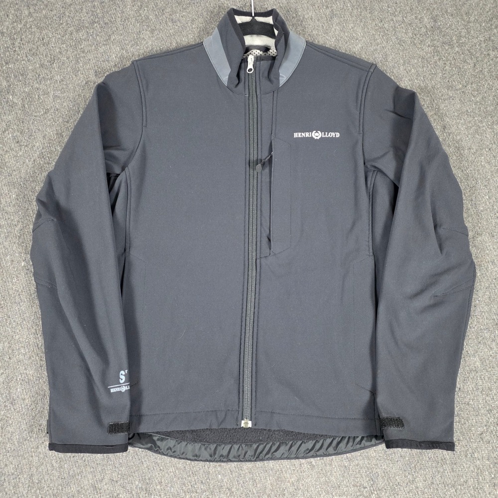 Henri Lloyd Technical Sailing Jacket Womens Medium Black Fleece Nautical Utility